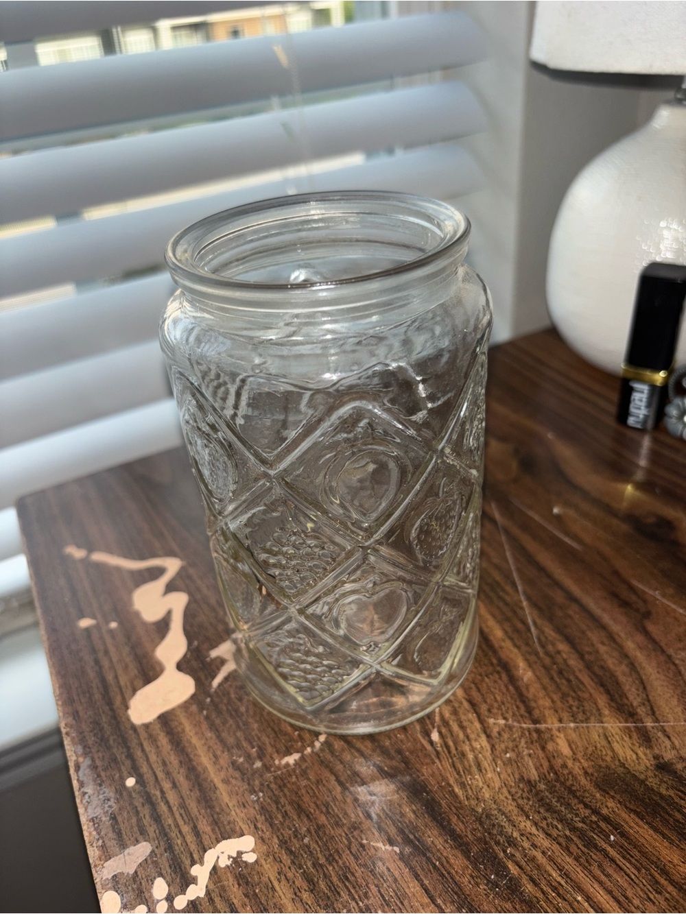 Clear Glass Decorative mason jar